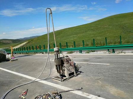 桦甸公路地基基础注浆加固